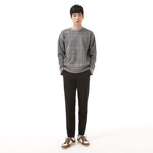 [앤듀]남성)테이퍼드)CP스판 솔리드 사이드밴딩 바지(O184PT210P)
