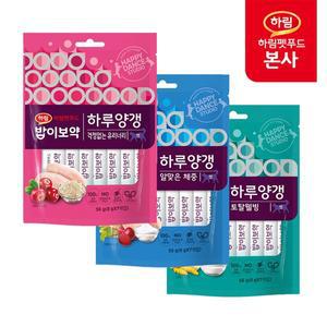 [하림펫푸드]밥이보약 CAT 하루양갱 3종 세트 / 고양이간식