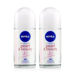 니베아 데오드란트 롤온 펄 앤 뷰티 50ml x 2개