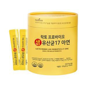 메디트리 락토프로바이오 생유산균 17 아연 4통 8개월분