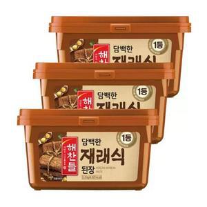 해찬들 재래식된장 2.3kg x 3
