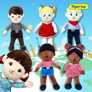 티거다문화인형세트6pcs 교육용 인형교구