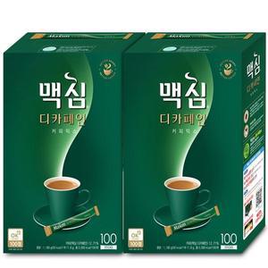 [NS홈쇼핑]맥심 디카페인 커피믹스 100T+100T[31801188]