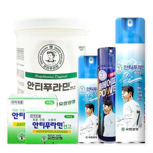 유한양행 안티푸라민 연고 30/60/500g / 쿨 에어파스 220/300ml / 파워 에어로졸 250ml