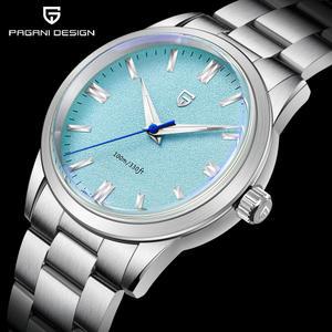 PAGANI 디자인 2024 새로운 38mm 쿼츠 스테인레스 스틸 AR 코팅 사파이어 VH