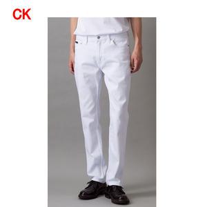 CK 캘빈클라인 남성 슬림핏 청바지 화이트 708