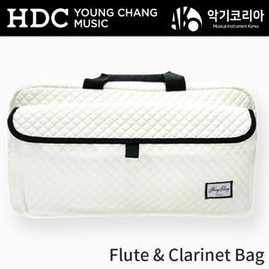 영창 플룻 클라리넷 플루트 악기 가방 케이스아이보리