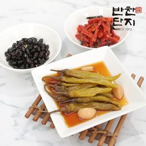 반찬단지 국민반찬세트 무말랭이1kg+고추장아찌1kg+콩자반1kg