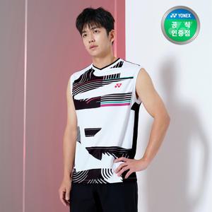 요넥스 243TR001M 남성용 배드민턴 민소매 티셔츠 게임웨어