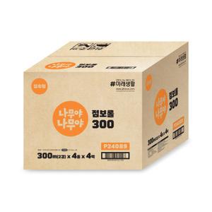 나무야나무야 실속형 점보롤 화장지 300m 2겹 16롤