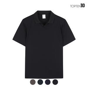 [탑텐][탑텐] 남성 밸런스 피케 슬릿넥  셔츠_MSC5TT1201