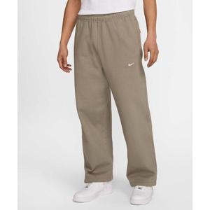 나이키 NIKE 스포츠웨어 스우시 오픈 헴 플리스 바지 M - 라이트 아미:화이트 FN3343-320 283135