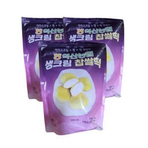 익산농협 생크림 찹쌀떡 12개입 x 3봉 (맛 골라담기)