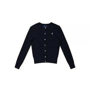 [정품보증] 무료배송 Polo Ralph Lauren Mini Cable Cotton Cardigan Navy Child 폴로 랄프 로렌 미니 케이