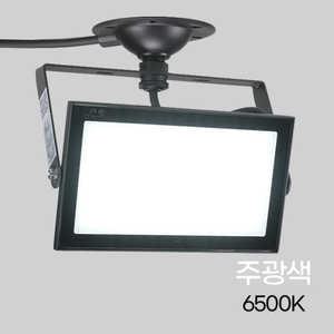 비츠온 LED블랙 투광기 50W 노출 방수형 주광색 전구