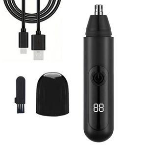 전기 코 헤어 트리머 얼굴 눈썹 콧수염 클리퍼 전기 면도기 USB 충전 코 귀 헤어 눈썹 트리머