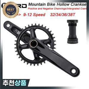 RIRO XT 104BCD 자전거 크랭크 셋 170mm 알루미늄 합금 체인 링 32T 하단 브래킷 MTB