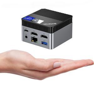 GMKtec 휴대용 포켓 컴퓨터, G5 알더 레이크 N97 미니 PC, 윈도우 11 프로 DDR5 4800Mhz, 12GB 256GB NGFF