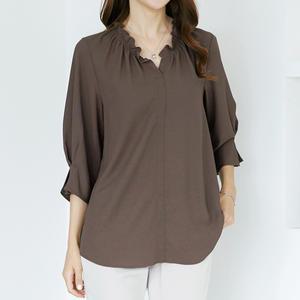 [데드라](110size)엘리제셔링블라우스[여름VER] TBD3584_DO