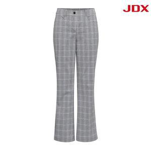 [JDX_골프][JDX] 여성 글렌체크 부츠컷 팬츠(X2PTU6726PI)