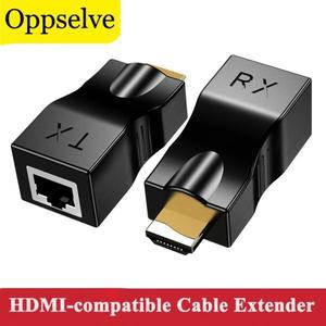 HDMI-compatible Cable Extender Adapter HD Lan Network to RJ45 For