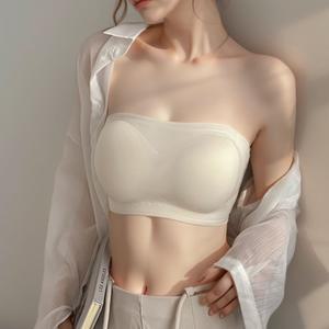어니븐 브라렛 튜브탑 심리스 브라 노와이어 브라탑