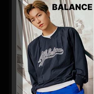 [롯데백화점]밸런스 공용 BALANCE 바람막이 브이넥 맨투맨 MBE5JJ3001