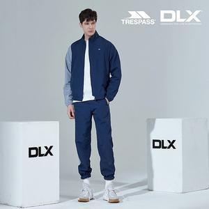 [DLX] 남성 컬러 배색 경량 트랙수트 2종 세트 네이비