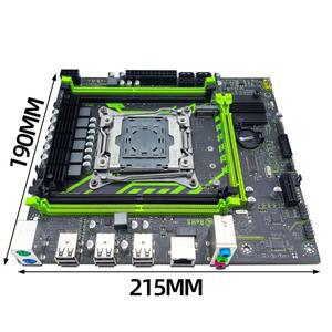 ZSUS X99-8D4 마더보드 세트 키트, LGA2011-3 Xeon E5 2650 V4 CPU DDR4 16GB (1*16GB) 2133MHZ RAM 메모리