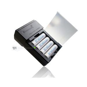 깜냥 K-16 AA/AAA전용 충전기 / 국내생산 / 4알충전가능 / 과충전방지기능 / 100-240V프리볼트