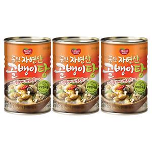 동원 자연산 골뱅이탕 300gX3캔 /얼큰/칼칼/국물/통조림
