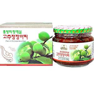 청매실 고추장장아찌 430g 홍쌍리 고추장 매실장아찌 홍쌍리청매실농원
