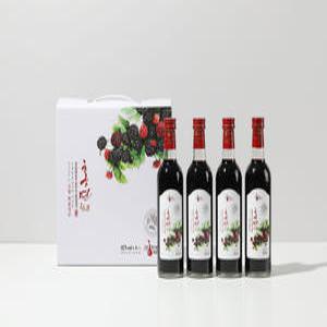 고창 명산품 복분자주 홍연 16.8 375ml 4병
