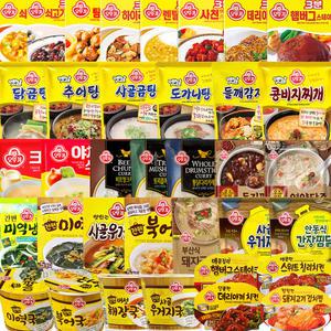 오뚜기 모음전 오뚜기밥 컵밥 사골곰탕 김치찌개 국 탕 찌개 짜장 카레 3분요리 덮밥 소스
