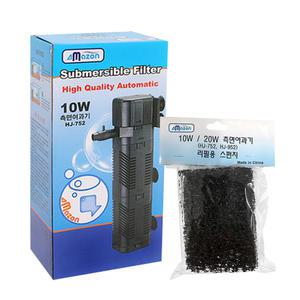 측면여과기 HJ-752(10W) 본품+리필필터 어항여과기 아마존 측면여과기 HJ-752