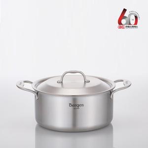 [한일스텐레스]프리미엄 명품 베르겐 Bergen 통5중 스텐 양수냄비 20cm /인덕션용냄비/스텐냄비