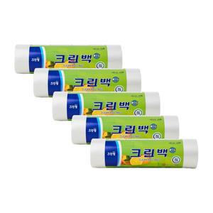 [크린랩]크린백 비닐팩 크린 롤백 롤비닐 대 30x40 500매 5개