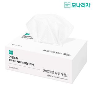 모나리자 뽑아쓰는 순수 3겹 키친티슈 100매 9팩