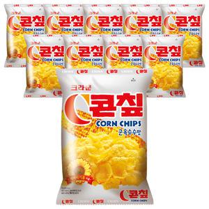 크라운 콘칩, 70g, 10개