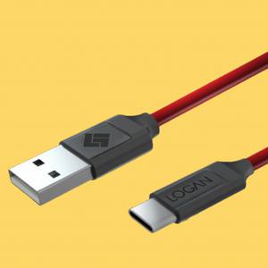 로건 정품 데빌 3A C핀 C형 C타입 USB 고속 충전기 케이블 30cm 1m 2m 3m