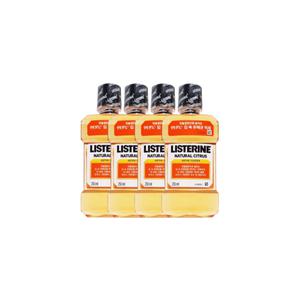 리스테린 내추럴 시트러스 250ml 4개