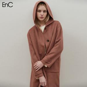 [EnC] 핸드메이드 후드 롱 울코트