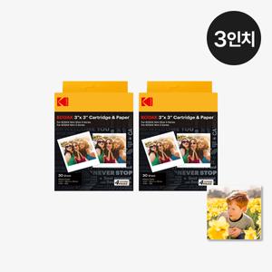 아트박스/코닥 미니샷3 미니3 레트로 카트리지 인화지 60매 3인치용