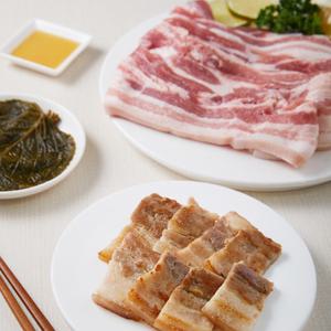 육즙한입 오겹살 구이용 1kg 2팩