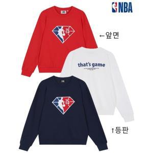[롯데백화점]엔비에이 NBA 75주년 빅로고 맨투맨 N221TS142Z