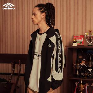 umbro 엄브로 긴팔 티셔츠 커플 바람막이 블록코어룩 로고 디자인 윈드브레이커