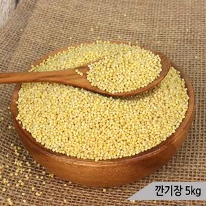 건강알곡 깐기장 5kg 앵무새 햄스터 모이 간식 사료