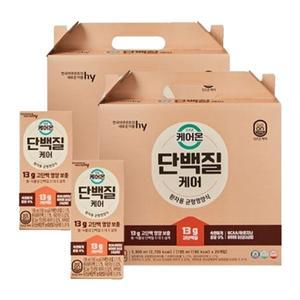 HY 한국야쿠르트 잇츠온 케어온 단백질케어 195mlX20개입X2박스