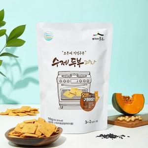 오븐에 직접 구운 국산 콩 수제 두부과자 110g 3+3봉