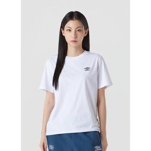 [엄브로](강남점) 남녀공용 에센셜 스몰로고 반팔 티셔츠 UQ123CRS19WHT